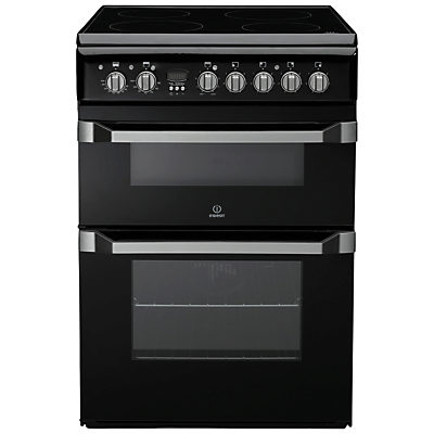Indesit ID60C2KS Electric Cooker, Black Indesit ID60C2KS Electric Cooker, Black